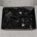 RGB Outdoor Ground Lights, 100Ft Color Changing Pathway Lights with Remote & App Control, Waterproof Walkway Lighting, Wired for Garden Yard Lawn Patio Best for Holiday Party