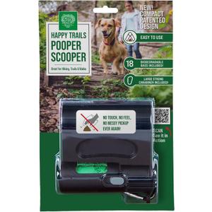 Small Pet Select Pooper Scooper, Dog Poop Scoop w/Bags for Pet Waste, Portable Design with Leash Clip and Bag Dispenser