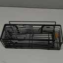 Yougai Shower Caddy, Shower Organizer with Soap Holder and Hooks, Rustproof Shower Shelves, No Drilling Bathroom Organizers and Storage, Wall-Mounted Kitchen & Home Decor (Black)