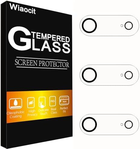 Wiaocit 3 Pack Tempered Glass Camera Lens Protector for iPhone Air, 9H Hardness, Anti-Scratch, Case Friendly,Set of 7