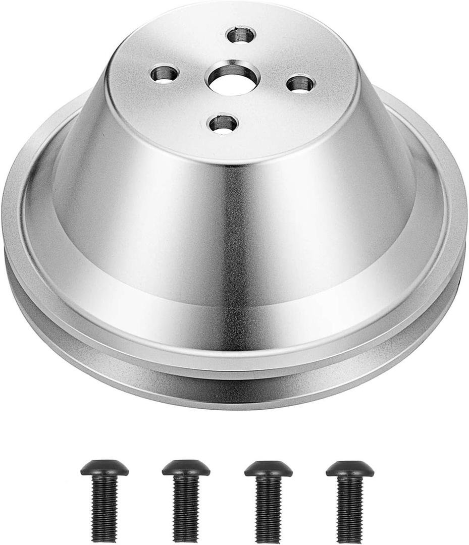 WeiSen 1 Groove Water Pump Pulley V-Belt Compatible with Ford 1969-UP Small Block 302 351w 351C 351W 351M 400M V8 5.0L