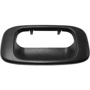 Parts N Go 1999-2007 Silverado Sierra 1500 2500 3500 Tailgate Handle Trim Bezel Cover Replacement Black Textured Plastic Rear Exterior - GM1916102, 15228539