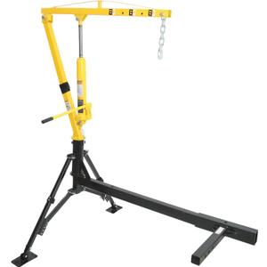 MAXXHAUL 70238 Receiver Hitch Mounted Hydraulic Swivel Pickup Truck Crane - 1000 lbs. Capacity With 3 Boom Capacities of 500 lbs, 750 lbs and 1000 lbs.