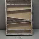 18x24 Wooden Shadow Box Frame with Removable Shelves Deep Display Case for Military Medals Keepsakes White