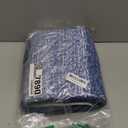 Kitinjoy Indoor Outdoor Door Mat, 32x20 Non-Slip Absorbent Dirt Trapper, Low-Profile Washable Inside Entrance Front Floor Mat, Sturdy Soft Entry Doormats for Entryway, Navy Blue