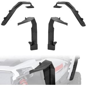 KEMIMOTO XP 1000 Front and Rear Fender Flares 4PCS Wider Mud Flaps Mud Guards Compatible with 2024/2025+ Polaris RZR XP 1000/XP 4 1000 Extended 8.5 Inches Fender extentions Accessories 2889133