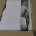 Battery Operated Crystal Wall Sconces Set of 2, Wireless Wall Lamp with RGB Rechargeable Dimmable Bulbs, Modern Wall Sconce with Remote for Bedroom, Living Room, Bulbs Included(Gold)