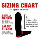 ACE Compression Elbow Support, Large/X-Large, Black, 1/Pack