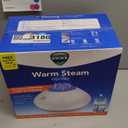 Vicks Warm Steam Vaporizer & Humidifier 1.5 Gallon Tank for Small and Medium Rooms, Night Light, Works with VapoPads and VapoSteam