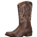 SheSole Women's Wide Calf Western Cowgirl Cowboy Boots (6, Brown)