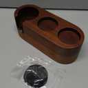 Espresso Tamping Station 54mm For Breville Espresso Machine Accessories,Rosewood Portafilter Holder Tamping Mat Espresso Coffee Equipment (Classic)