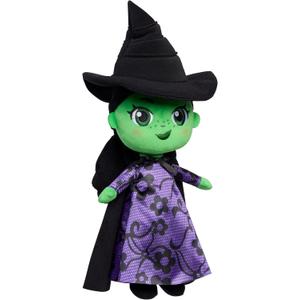 WICKED Universal Small 14-inch Plush Elphaba Doll, Easter Basket Fillers, Gifts, Presents, Toy for Fans, Collectors, Teens, Girls, Kids, Ages 3 and Up