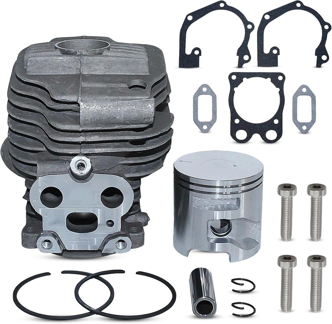 51mm Cylinder Piston Kit for Husqvarna Power Cutter K760 II K760 Active II K770 Chainsaw with Gasket Replace 581476102 581476103