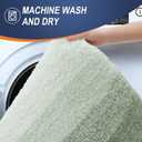 OLANLY Bathroom Rugs Mat 36x24, Extra Soft Absorbent Microfiber Bath Rugs, Rubber Backing, Quick Dry, Machine Washable Bath Mats for Bathroom Floor, Tub and Shower, Home Decor Accessories, Sage Green