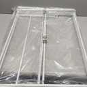 Amazon Basics Foldable Portable Clothes Drying Rack for Indoor Air Drying, Collapsible Design, 14.5" D x 29.5" W x 41.8" H, White