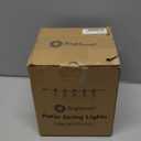 Brightown Outdoor String Lights, 50FT 18+1 LED ST38 LED Patio Lights Shatterproof, Dimmable IP65 Waterproof Connectable Hanging Outdoor Light for Backyard, Porch, Deck, Balcony (Black)