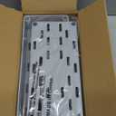 SPACEKEEPER Slim Rolling Storage Cart 4 Tier Bathroom Organizer Mobile Shelving Unit Storage Rolling Utility Cart Tower Rack for Kitchen Bathroom Laundry Narrow Places, Gray (Grey)