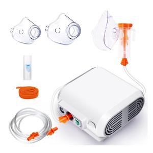Nebulizer Machine for Adults and Kids with 1 Set Accessory, Portable Ultrasonic Nebulizer, Jet Nebulizers with Tubing Mouthpiece Masks, Cool Mist Steam Inhaler for Home Office Travel Use