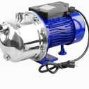 1.5HP Shallow Well Pump 1320GPH 115V for Farm/Garden | Self-priming jet pump, 160ft max head, stainless steel. Automatic booster for home water pressure. Durable, easy install.