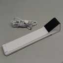 Bostitch Office KT-VLED1810-BLK Powered Rechargeable Battery LED Desk Lamp, 3 Color Temperatures, Flip Open, Black