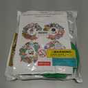 Winlyn 12 Sets Christmas Craft Kits Winter Crafts DIY Holiday Wreath Ornaments Decorations Art Sets Snowmen Snowflake Festive Foam Stickers Arts and Crafts for Kids Classroom Activities Party Favors