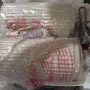 TOBUSA 23.5 Modern Ceramic Table Lamps Set of 2 for Living Room, Farmhouse Vintage Bedside Table Lamps with White Linen Shade, Rustic Bedroom Ceramic Lamps for Nightstand Home Office End Table Dorm (Cream-1)