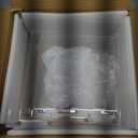 Leinuosen 7 Pcs Large Buffet Risers Set 6" to 12" Acrylic Display Box Catering Dessert Table Riser Food Display Decorative Stand with Hollow Bottom for Catering Supplies(Clear, Square)