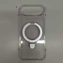 TORRAS for iPhone Air Case, Slim Magnetic Stand, Open-Edge Thin Frame Fit, Hard PC, Fit for MagSafe, Anti-Yellowing Phone Case for iPhone 17 Air, Daily Protection, Clear