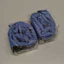 Vacuum Bag for Travel, Professional IPX8 Waterproof Reusable Vacuum Compression Bags for Travel Suitcases, Durable Space Saver Bag(2 PACK, With Pump) (Blue)