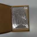 #8 x 2-1/2" Pan Head Wood Screws 50 Pcs 18-8 (304) Stainless Steel Pan Head Phillips Drive Self Tapping Screws, Bright Finish, No Coating, Fayeploo