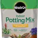 Miracle-Gro Indoor Potting Mix, Blended for a Variety of Houseplants, Feeds for up to 6 Months, 6 qt.