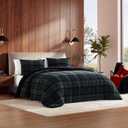 Tommy Hilfiger - Twin Comforter Set with Sham, Reversible Plush Bedding