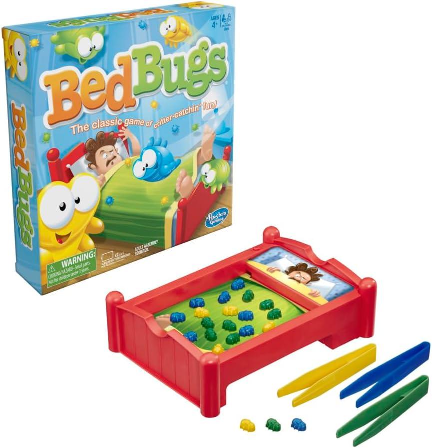 Bed Bugs Board Game | The Classic Game of Critter-Catchin Fun | Kids and Preschool Games | Ages 4 and Up | 2 to 3 Players | Family Games | Easter Gift for Kids 