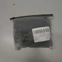 Women's Cowl Neck Sheer Tank Tops Drawstring Side Draped See Through Sleeveless Crop Top (Black, S)