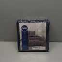 Nestl Navy Blue Duvet Cover Queen Size - Soft Double Brushed Queen Duvet Cover Set, 3 Piece, with Button Closure, 1 Duvet Cover 90x90 inches and 2 Pillow Shams