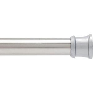 Kenney KN608C/40 Twist & Fit No Tools Camlock Tension Easy Install Shower Curtain Rod with Non-Slip, Non-Scratch Ends, 36-63" Adjustable Length, Chrome, 1" Diameter Rust Resistant Steel Tube