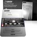 Titanium Cutting Board, Premium Titanium Cutting Board Set of 3, Pure Titanium Kitchen Chopping Boards, Non-Toxic & Dishwasher Safe for Meat, Fruit, and Vegetables (3PCS)