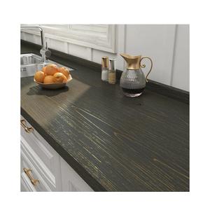 FunStick 16"x240" Dark Brown Wood Contact Paper Peel and Stick Countertops for Kitchen Wood Grain Contact Paper Waterproof Wood Wallpaper Self Adhesive Vinyl Wrap for Cabinets Desk Counter Top Covers