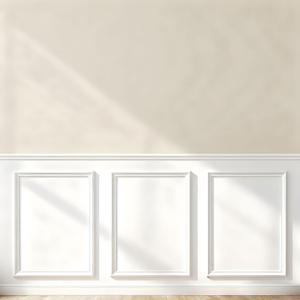 Peel and Stick Wainscoting Panels, 3 Set 20"x27" Wall Molding + 2pcs Chair Rail Trim, Pre-Cut Self Adhesive Premade Molding Panel for Bathroom Hallway Door Nursery Wall, Ready to Assemble, 20"x27" + 39.4"x2 Trim Set