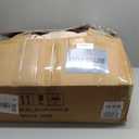 Magpie Fabrics Indoor Outdoor Tufted High Back Chair Cushion Set of 2, Waterproof All-Weather Deep Seating Rocking Chair Patio Garden Chaise Lounge Sun Lounger Chair Cushions(Beige Linen) (2 seat cushions (22W x 20D x 4inch) and 2 back cushions (24H x 22W x4inch))