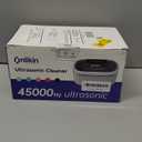 35W Ultrasonic Jewelry Cleaner, 45KHz Retainer Cleaner for Jewelry, 5 Timer & 3 Power Modes, Eyeglasses, Rings, Watch Strap, Dentures - 20oz, 304 Stainless Steel Tank, Quiet <38dB (White)