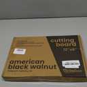 Heimlove Walnut Wood Cutting Board for Kitchen, Reversible Wooden Chopping Board with Deep Juice Grooves and Handles, Natural Walnut Wood Cutting Board for Chopping, Cheese, Vegetables (12"x8")