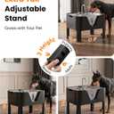 4.75Gal/ 18L Large Dog Water Fountain Elevated Dog Water Bowl & 3 Filters