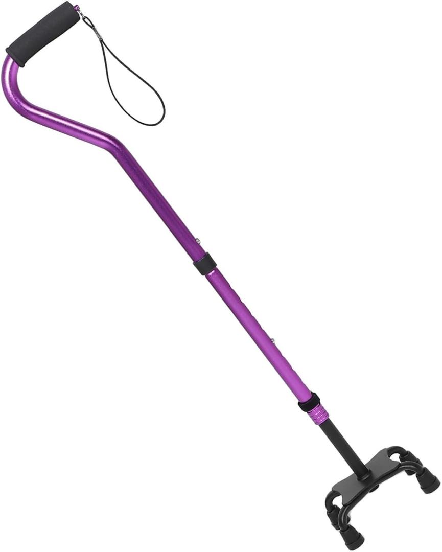 Stability Walking Aids for Men Women Soft Handle Aluminum Alloy Crutches