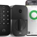 Yale Security Assure Lock 2 Deadbolt, Black Suede Keyed Smart Entry Door Lock with Wi-Fi Connected Keypad for Code Entry and Remote Access, YRD410-WF1-BSP