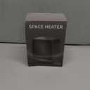 Lerat Space Heater, Portable Mini Heater for Indoor Use, 500W Fast Heating Small Desk Heater with Overheating & Tip-Over Protection, Lightweight Electric Heaters for Office, Home, Camping (Black)