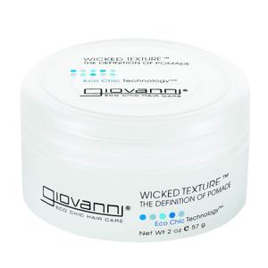 GIOVANNI Wicked Texture The Definition Of Pomade - Styling Hair Pomade, Helps to Shape Hair & Smooth Texture, Water Based Pomade that Washes Out Easily, Vegan, Paraben Free, Color Safe - 2 Oz