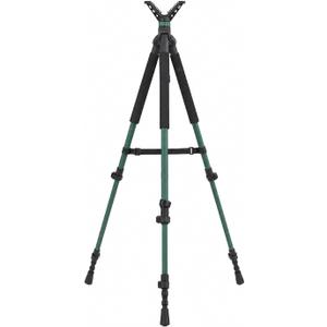 HUNTPAL Hunting Tripod Shooting Stick Gun Rifle Rest, Aluminum Construction
Matte Polishing, Removable 360° Horizontal Swivel and 90° Swing Leg, , Monopod Bipod Tripod 3-N-1, Shooting Stand Support