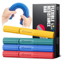 FitBeast Flex Therapy Bar, Tennis Elbow Therapy Bar - Ideal for Relieve Tendonitis Pain & Improve Grip Strength, Fitness Resistance Bar for Golfers Elbow & Tendinitis, Twist Bar for Physical Therapy