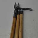 Weeder - The Original Stand Up Weed Puller Tool Made with Long Handle - Real Bamboo & 4-Claw Steel Head, Weeding Tool Weed Remove Tool for Lawn/Yard (Light Brown)